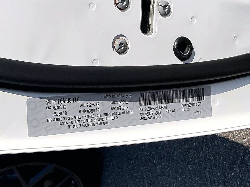 Used 2019 White Dodge R/T Scat Pack image 35