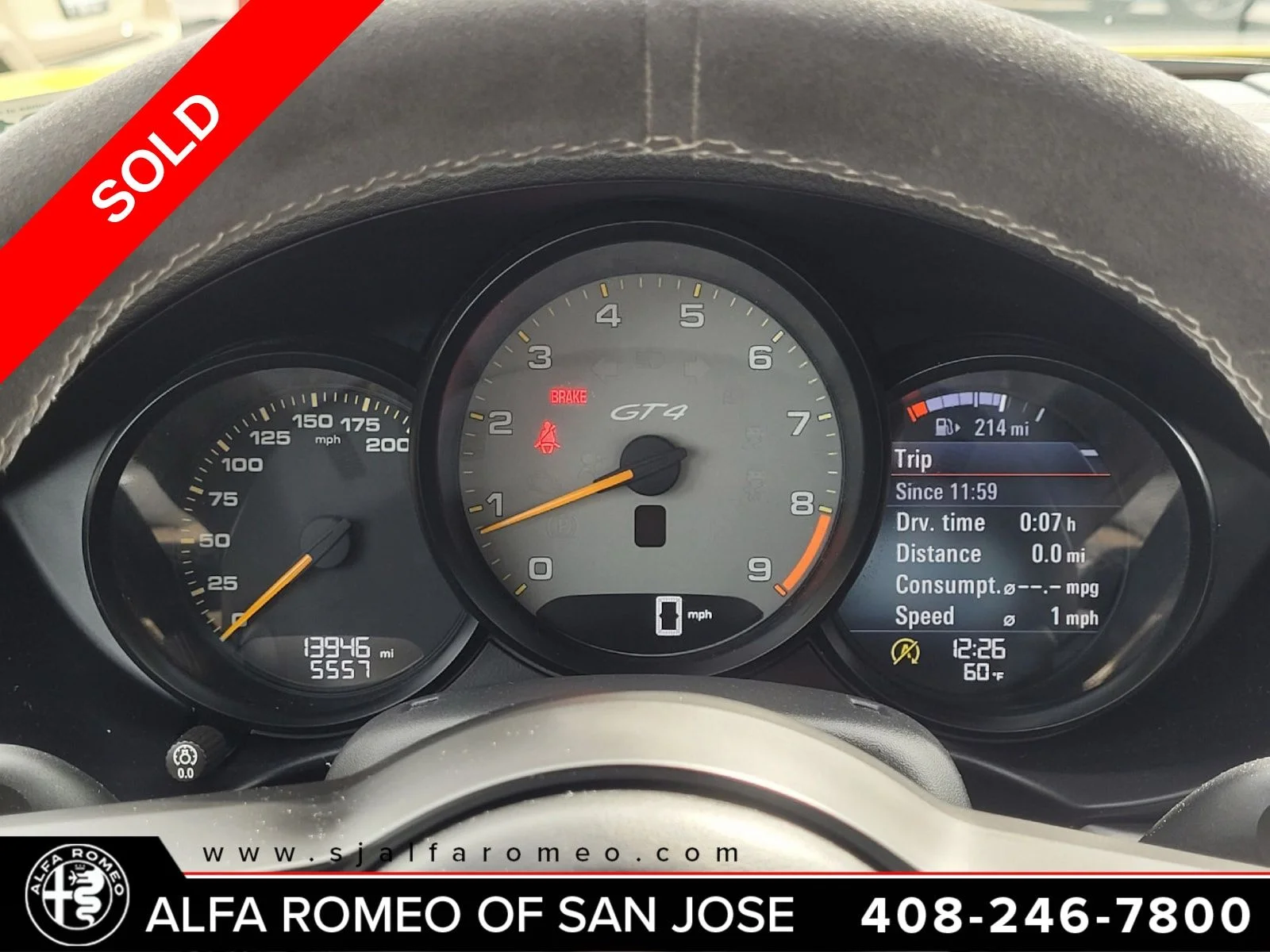 Used 2020 Yellow Porsche GT4 image 14