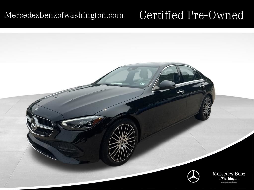 Certified Used 2023 Black Mercedes-Benz C 300 image 1