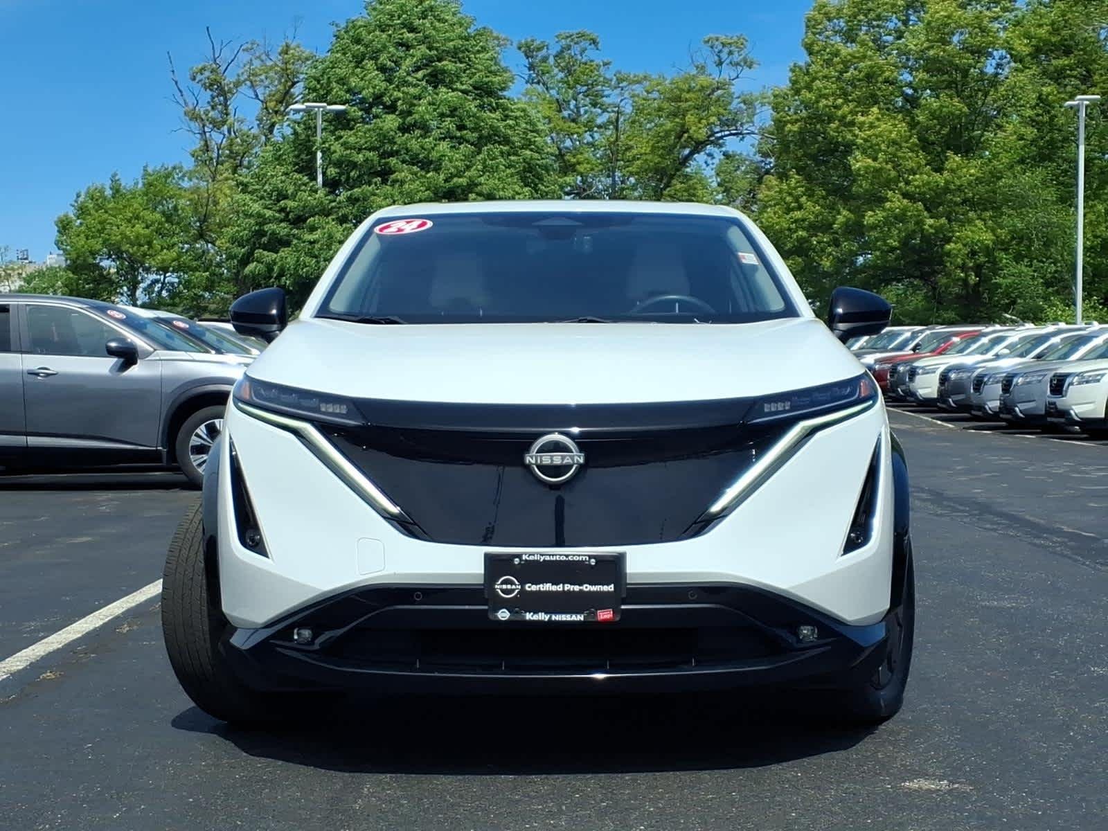 Certified 2024 Nissan ARIYA Evolve+ with VIN JN1DF0BB6RM732608 for sale in Woburn, MA