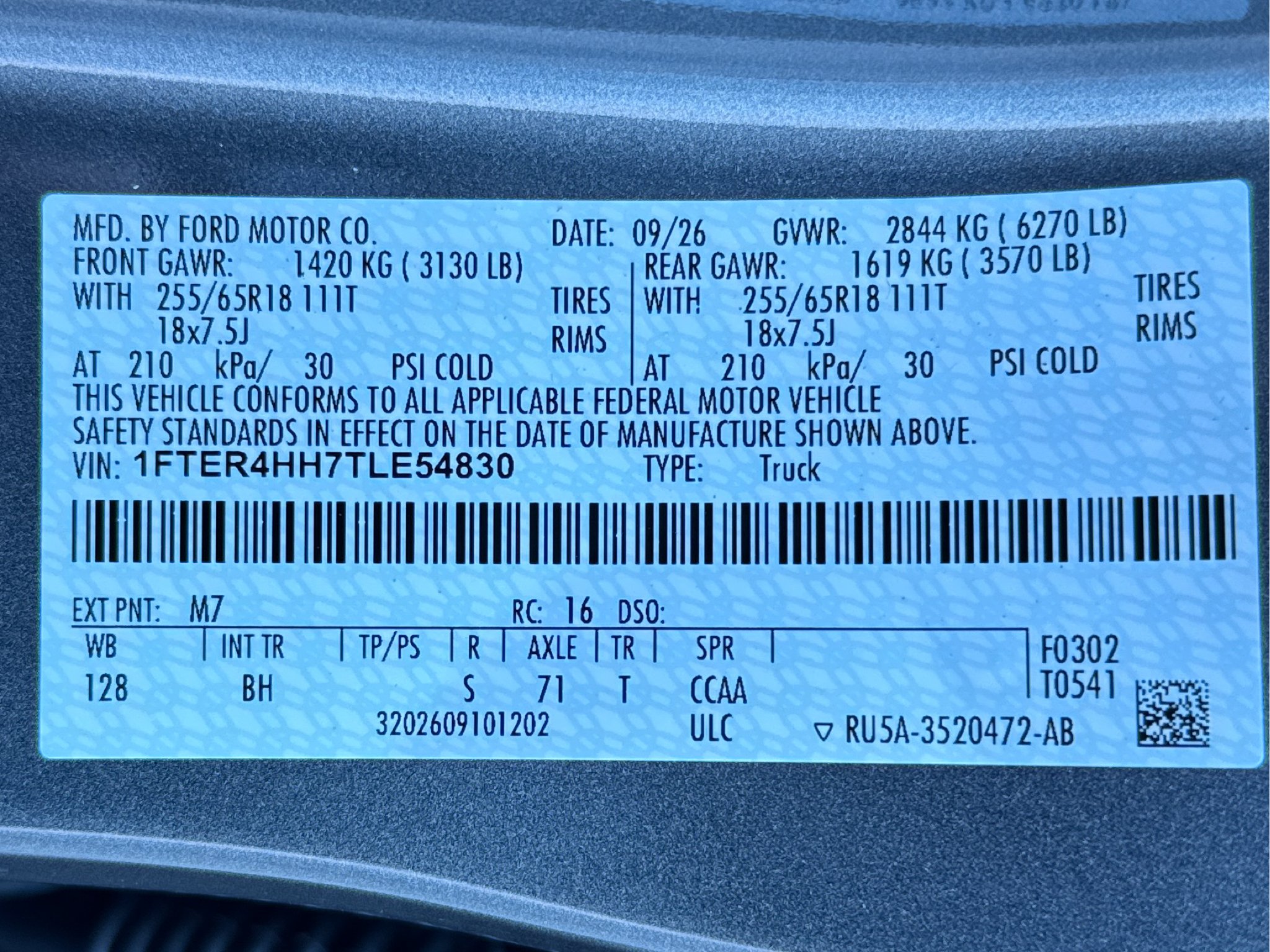 New 2026 Carbonized Gray Metallic Ford XLT image 26