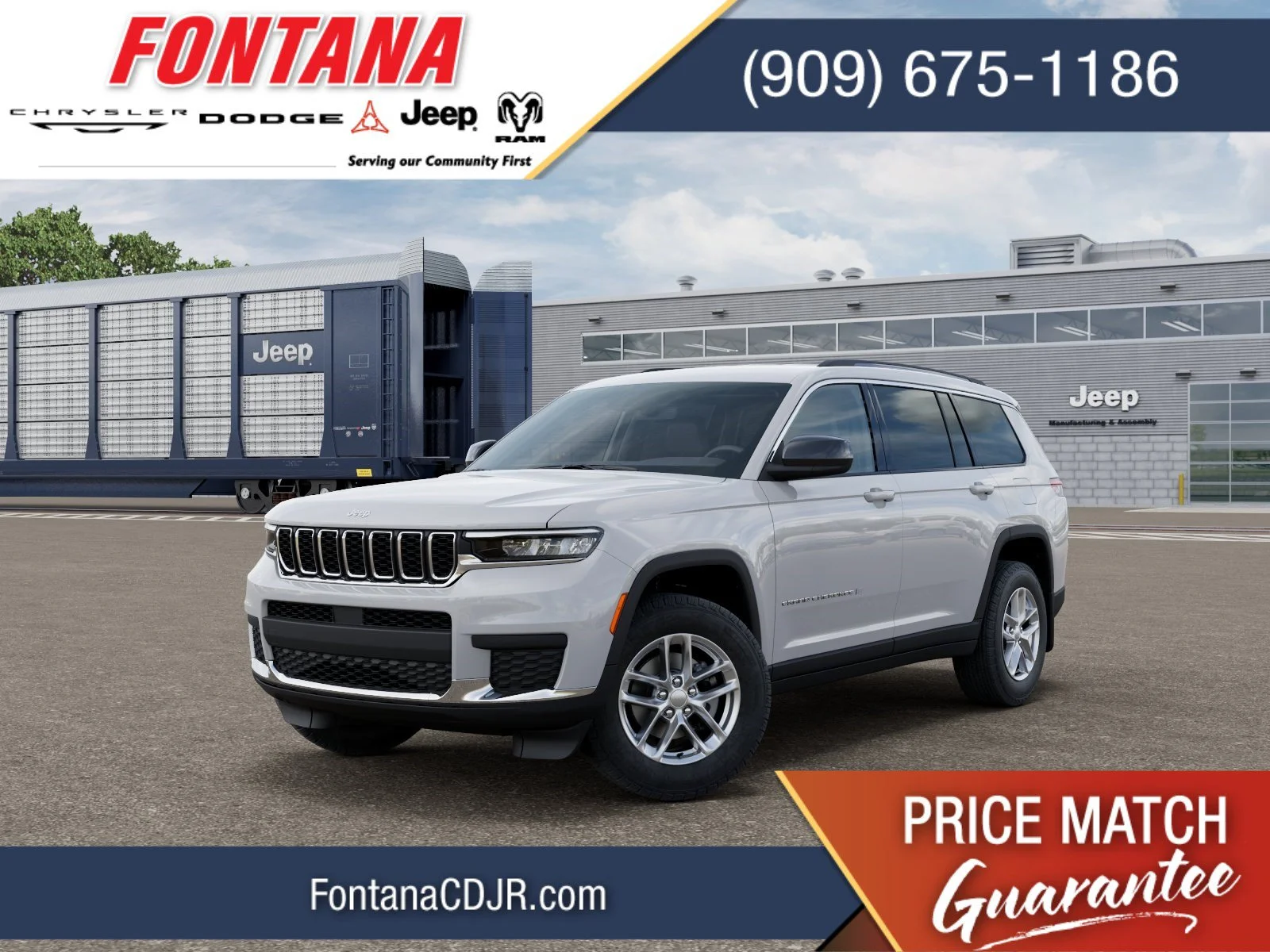 New 2026 Bright White Clearcoat Jeep Laredo X image 1