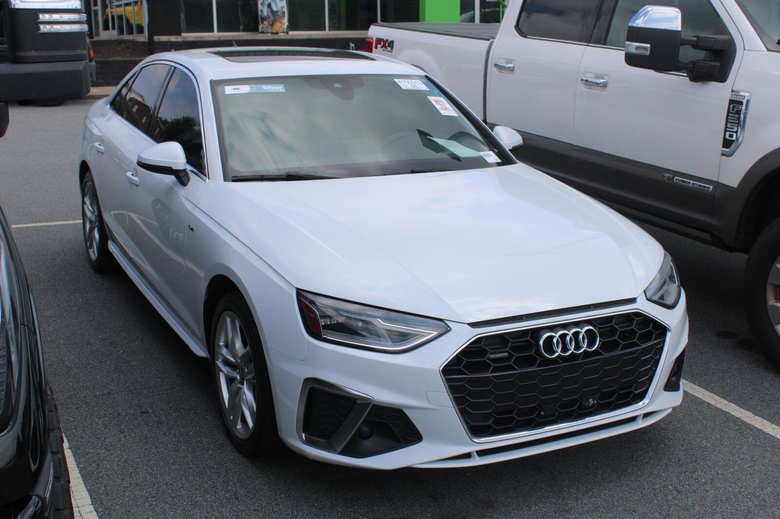 Used 2021 Glacier White Metallic Audi S line Premium image 3