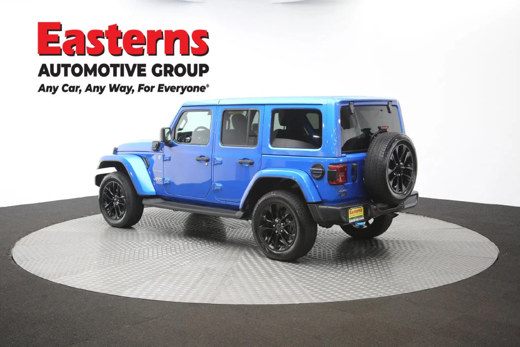 Used 2024 Blue Jeep Sahara 4xe image 65