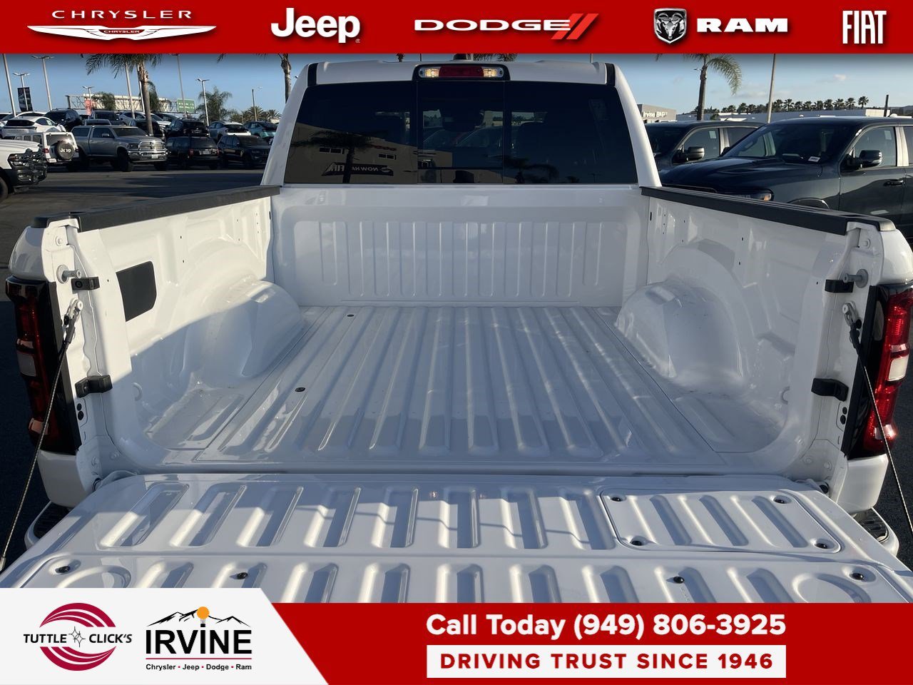 New 2026 Bright White Clear-Coat Exterior Paint RAM Laramie image 27
