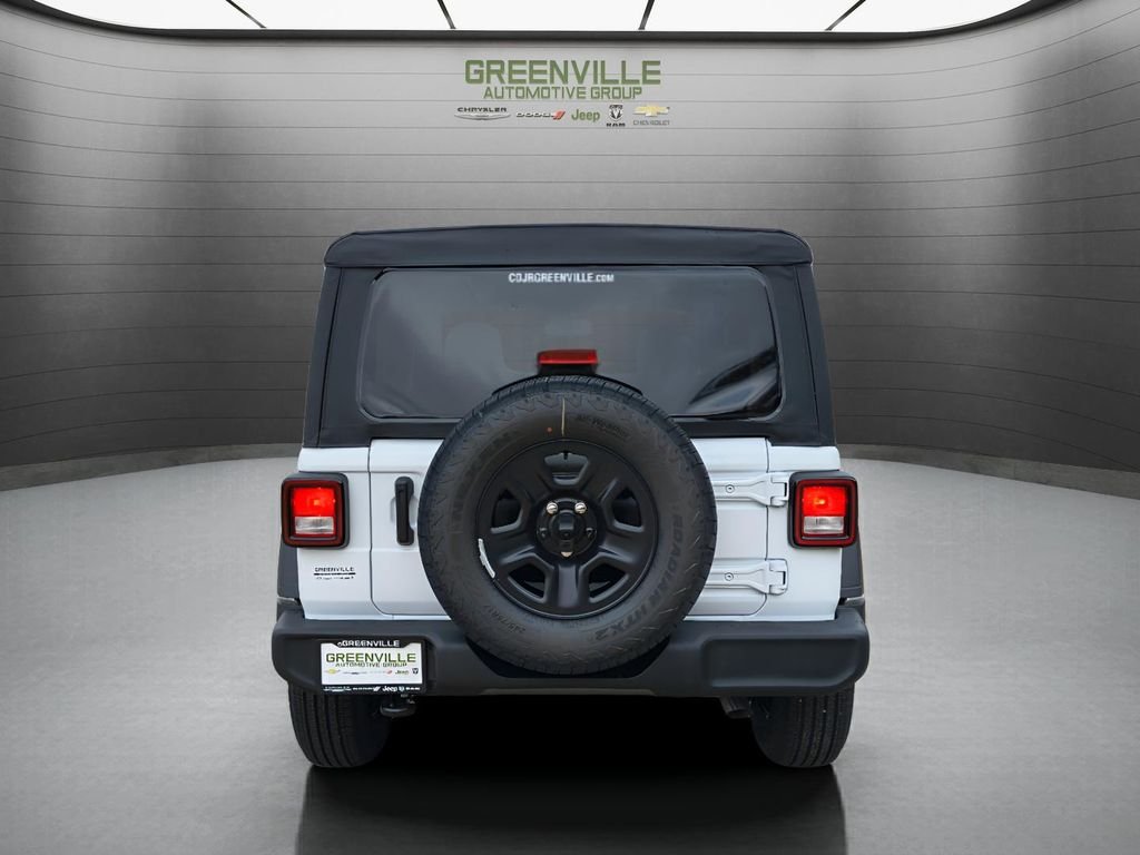 New 2026 Bright White Clear-Coat Exterior Paint Jeep 2DR Sport image 6