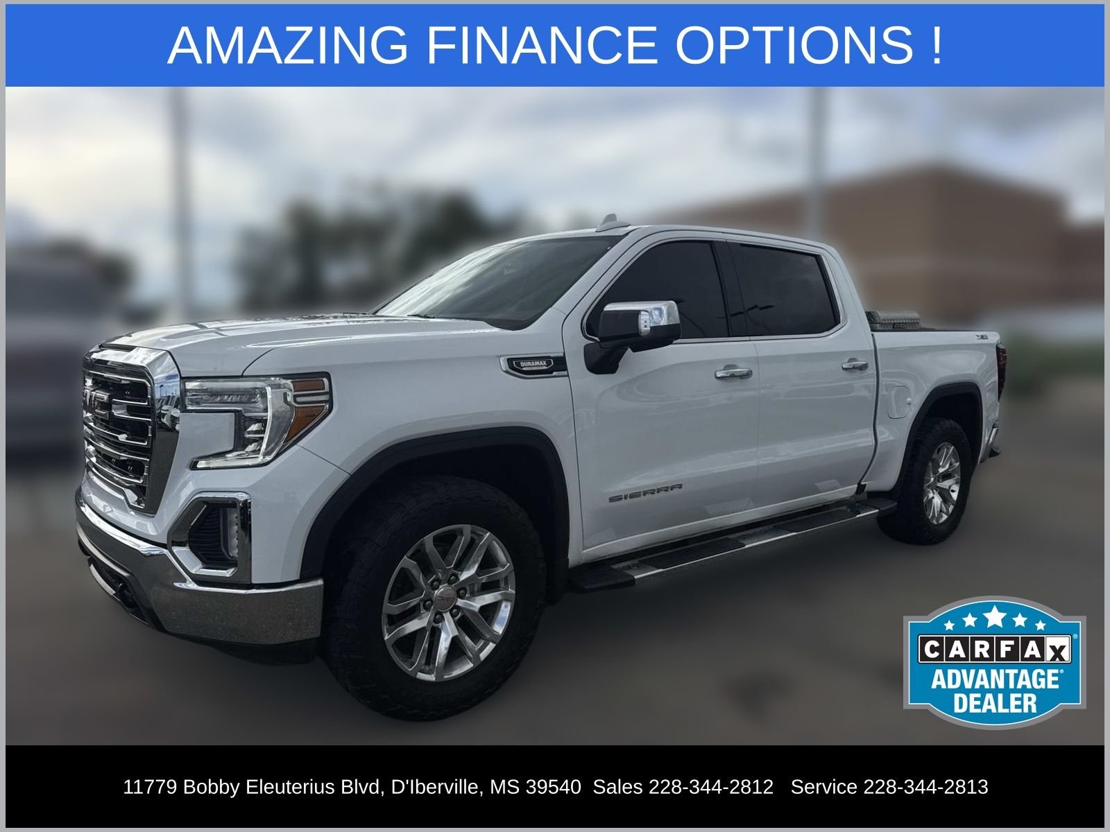 Used 2021 White GMC SLT image 1