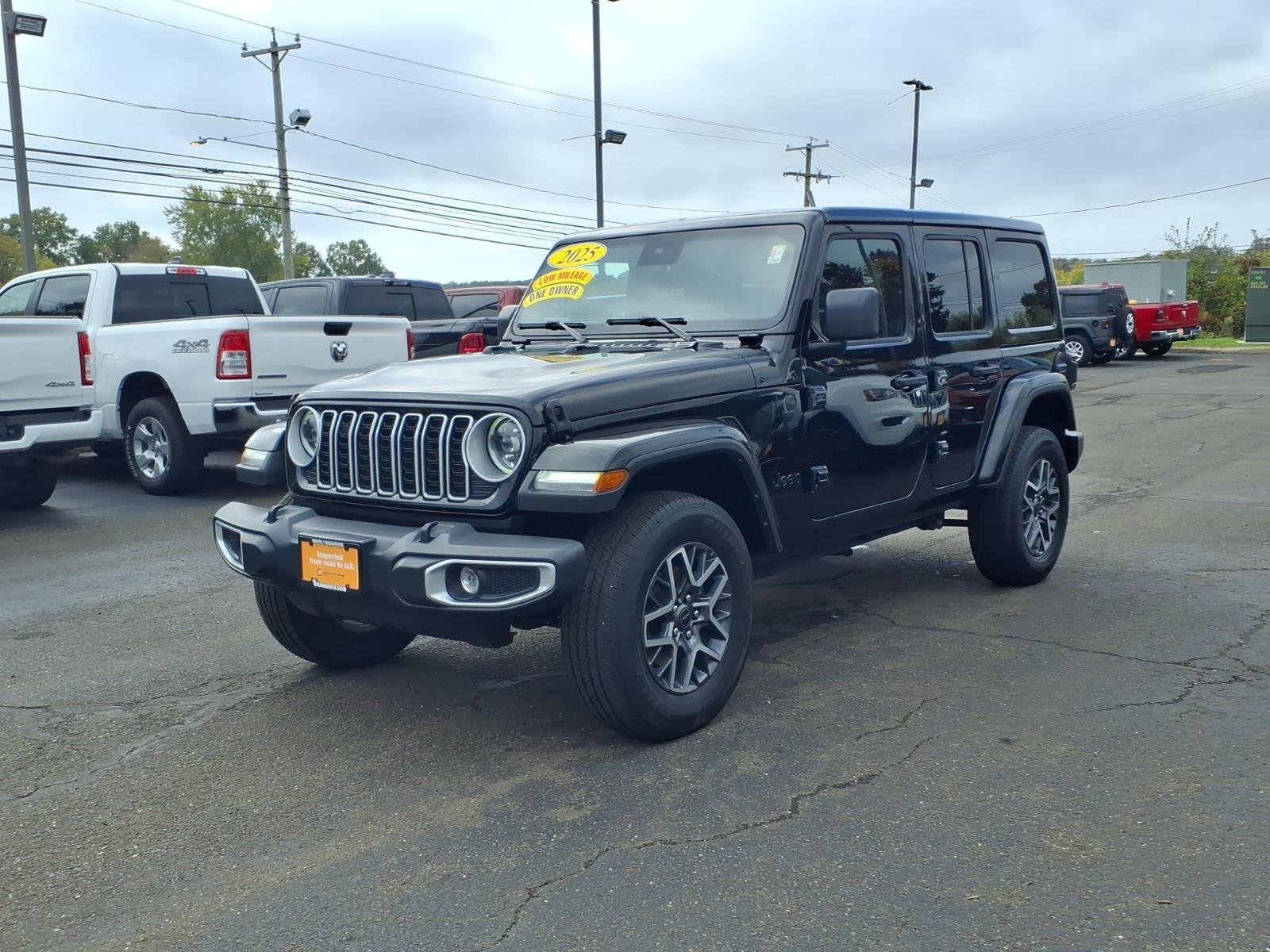 Certified Used 2025 Black Jeep Sahara image 3