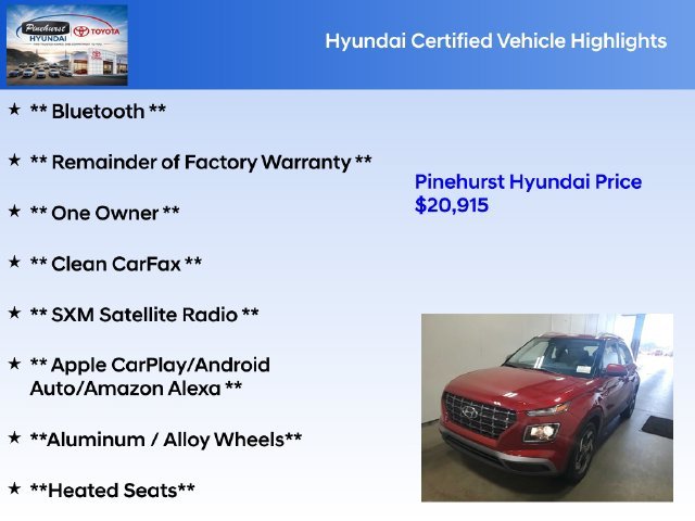 Certified Used 2026 Red Hyundai SEL image 19
