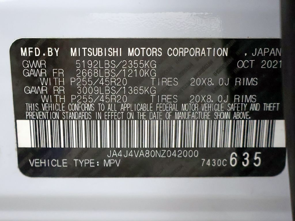 Used 2022 White Mitsubishi SEL image 54