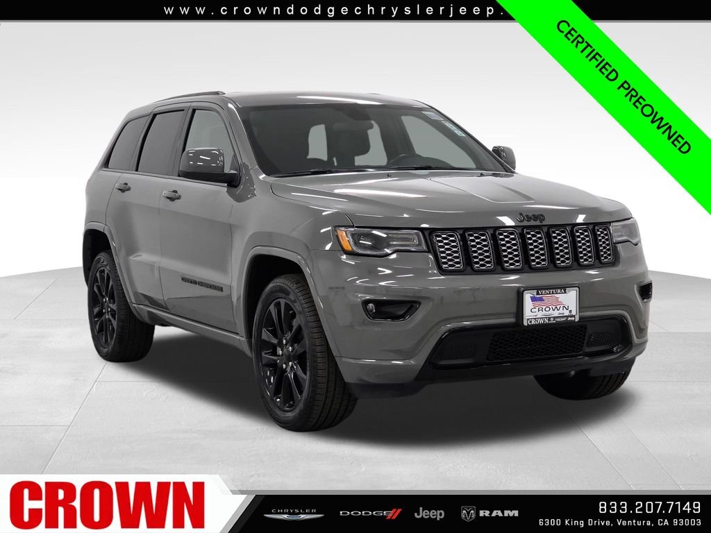 Certified Used 2021 Gray Jeep Laredo X image 1
