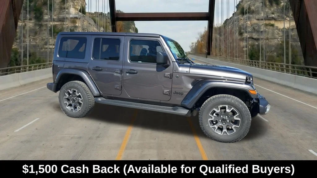 New 2026 Granite Crystal Metallic Clear-Coat Exterior Paint Jeep Sahara image 14