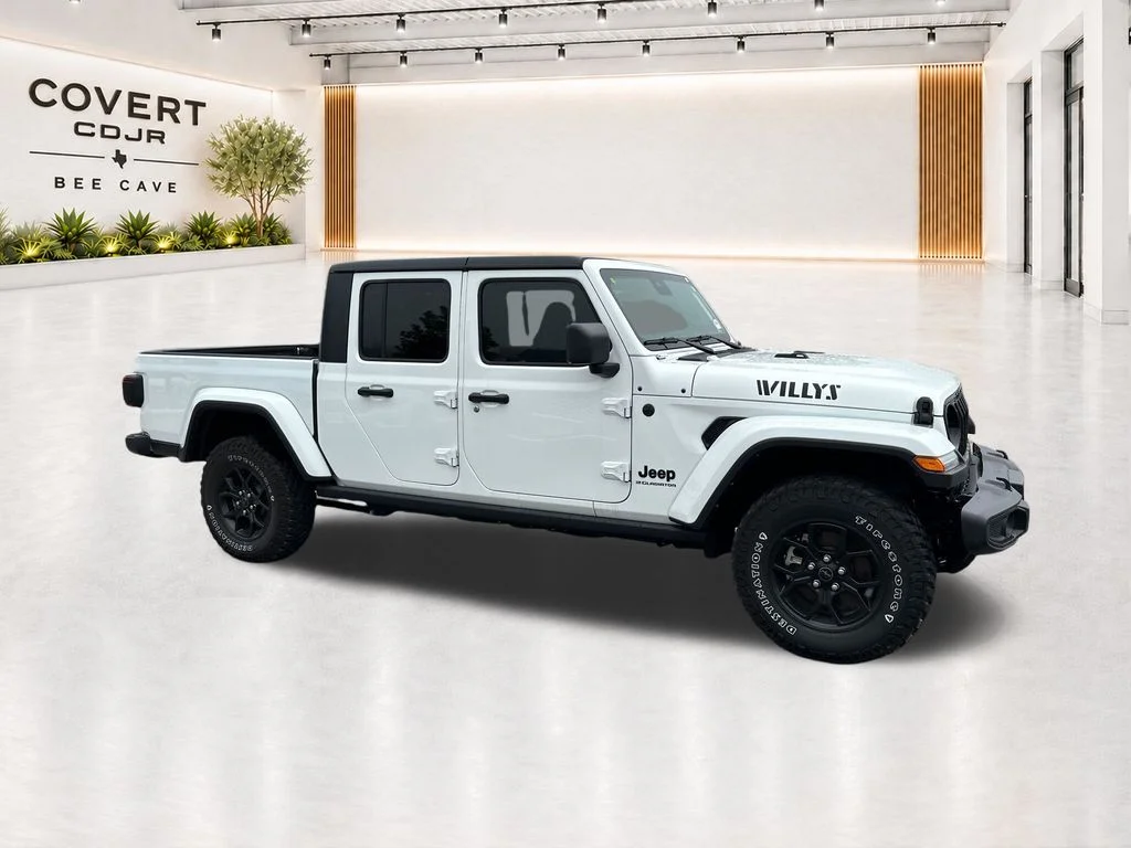 New 2025 Bright White Clear-Coat Exterior Paint Jeep Willys image 17