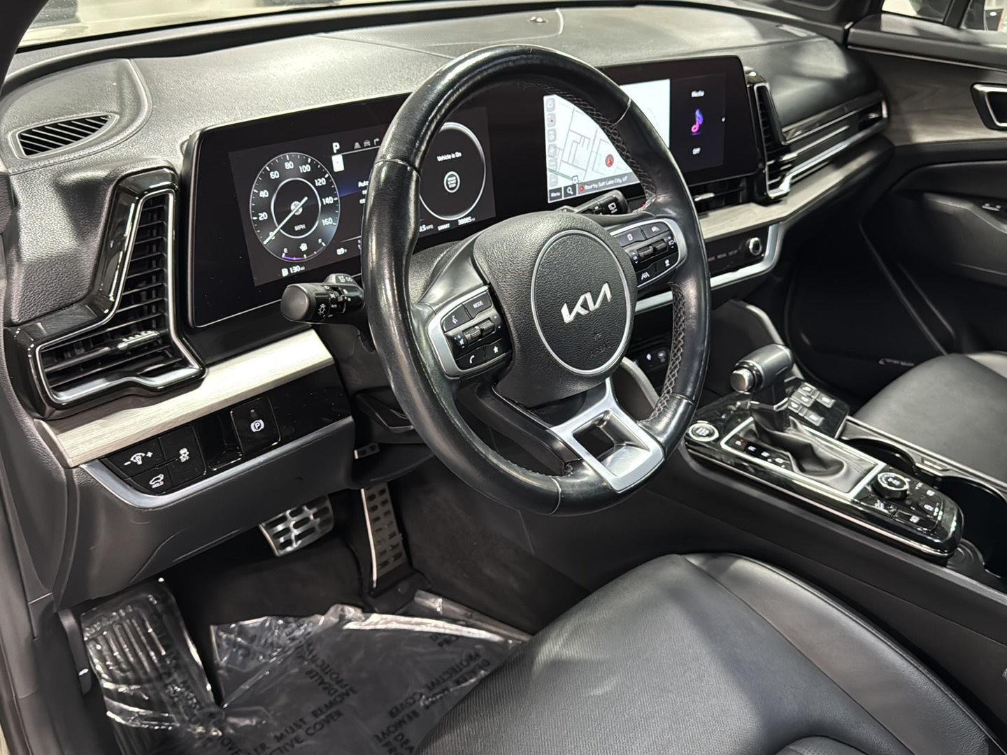 Used 2024 Jungle Green/Ebony Black Roof Kia X-Pro Prestige image 28