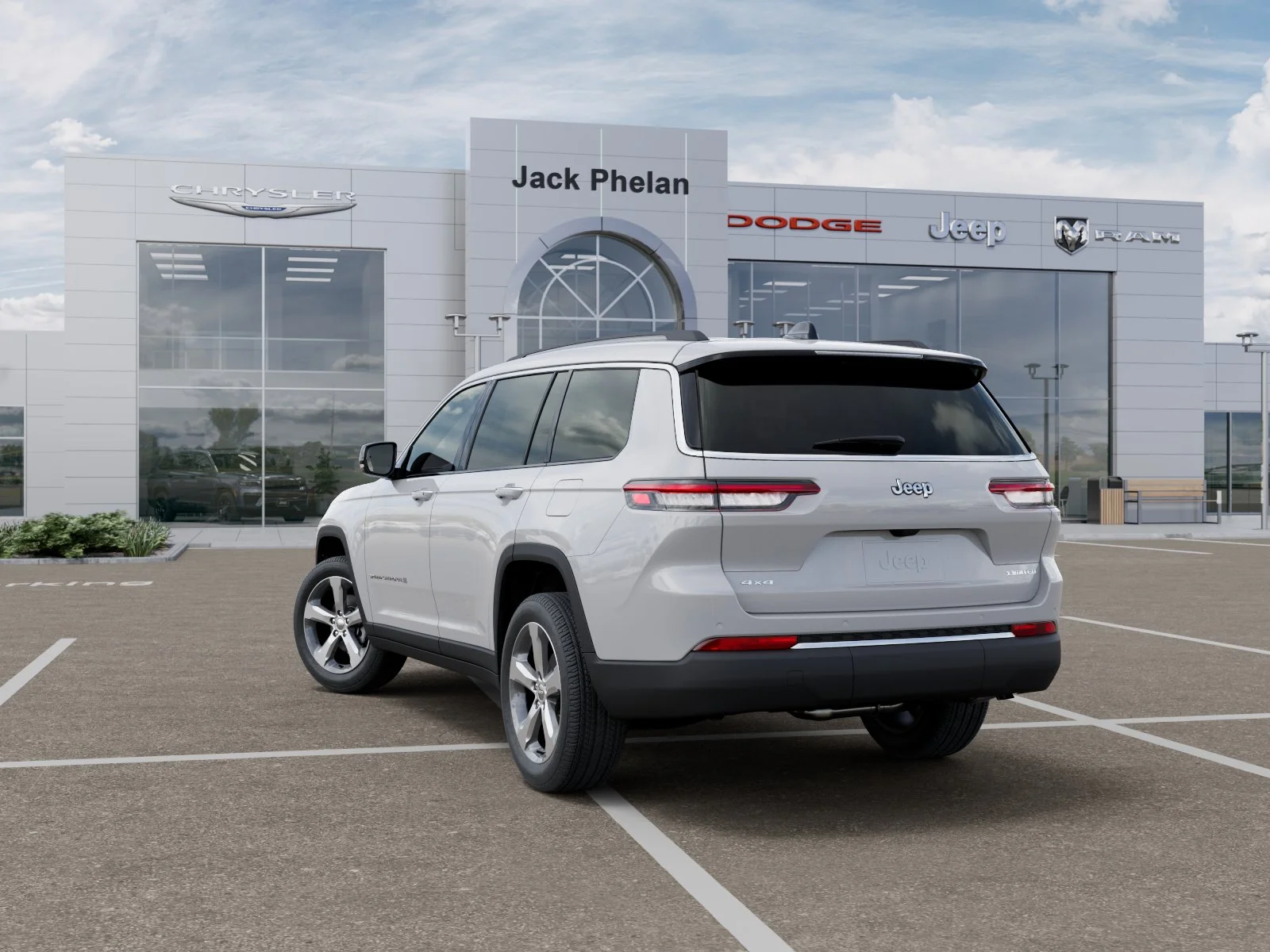 New 2026 Bright White Clear-Coat Exterior Paint Jeep Limited image 3