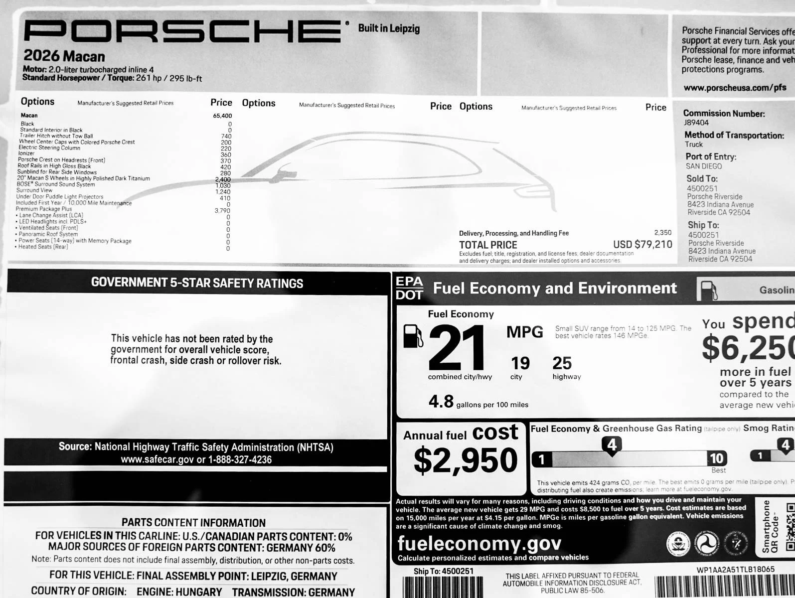 New 2026 Black Porsche  image 34
