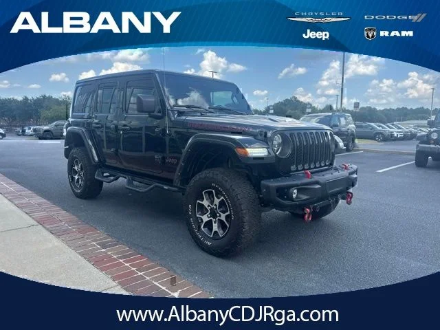 Used 2021 Black Jeep Unlimited Rubicon image 1