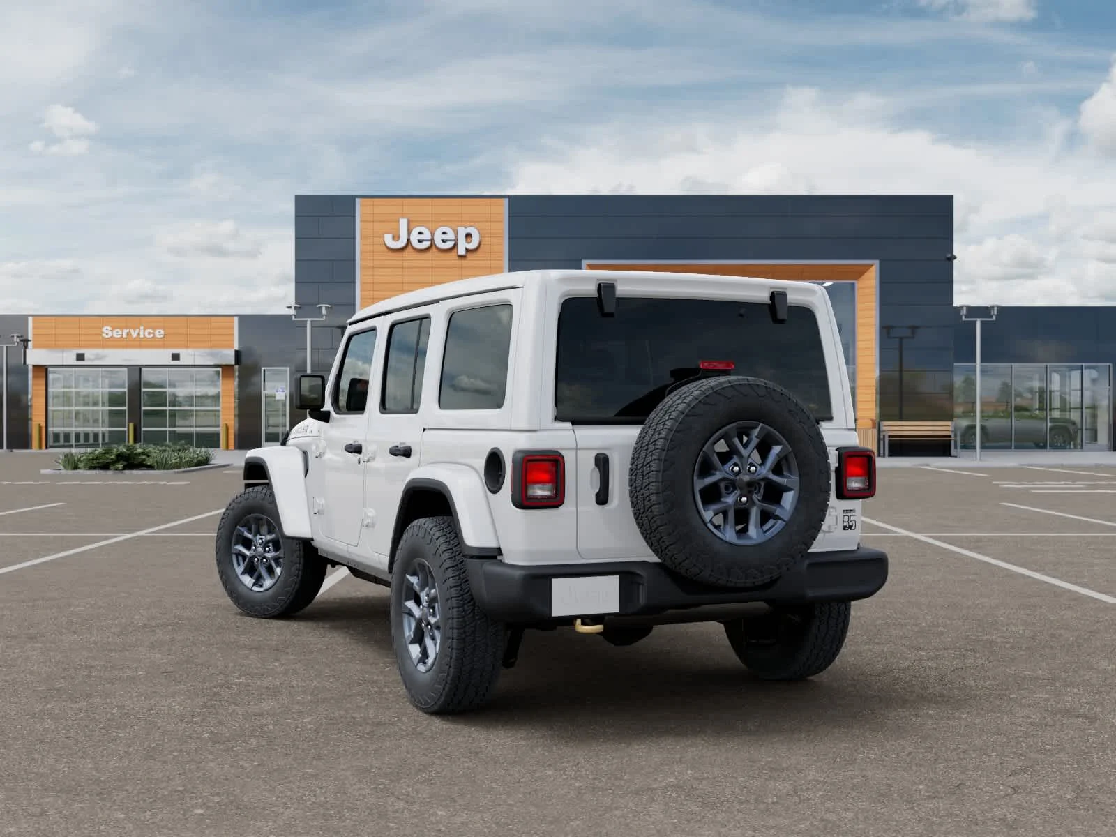 New 2026 Bright White Clearcoat Jeep 85th Anniversary image 3