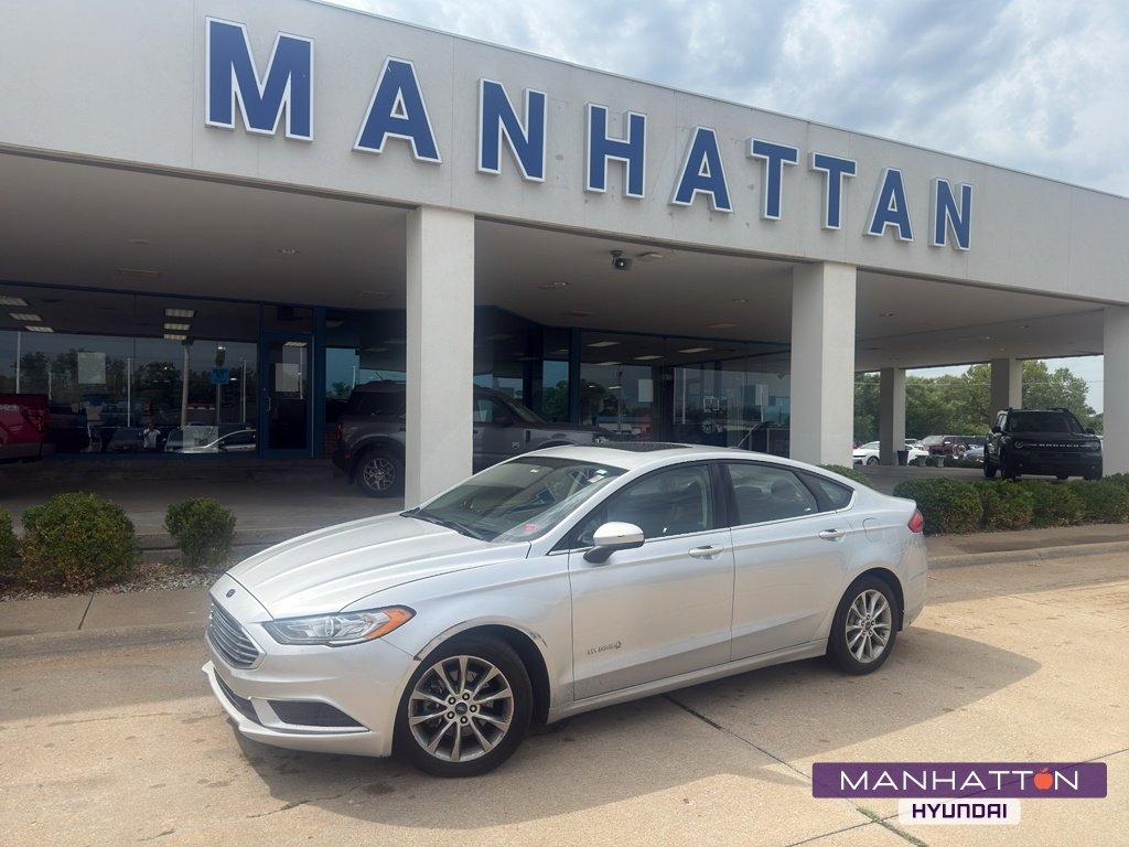 Used 2017 Ingot Silver Ford Hybrid SE image 1