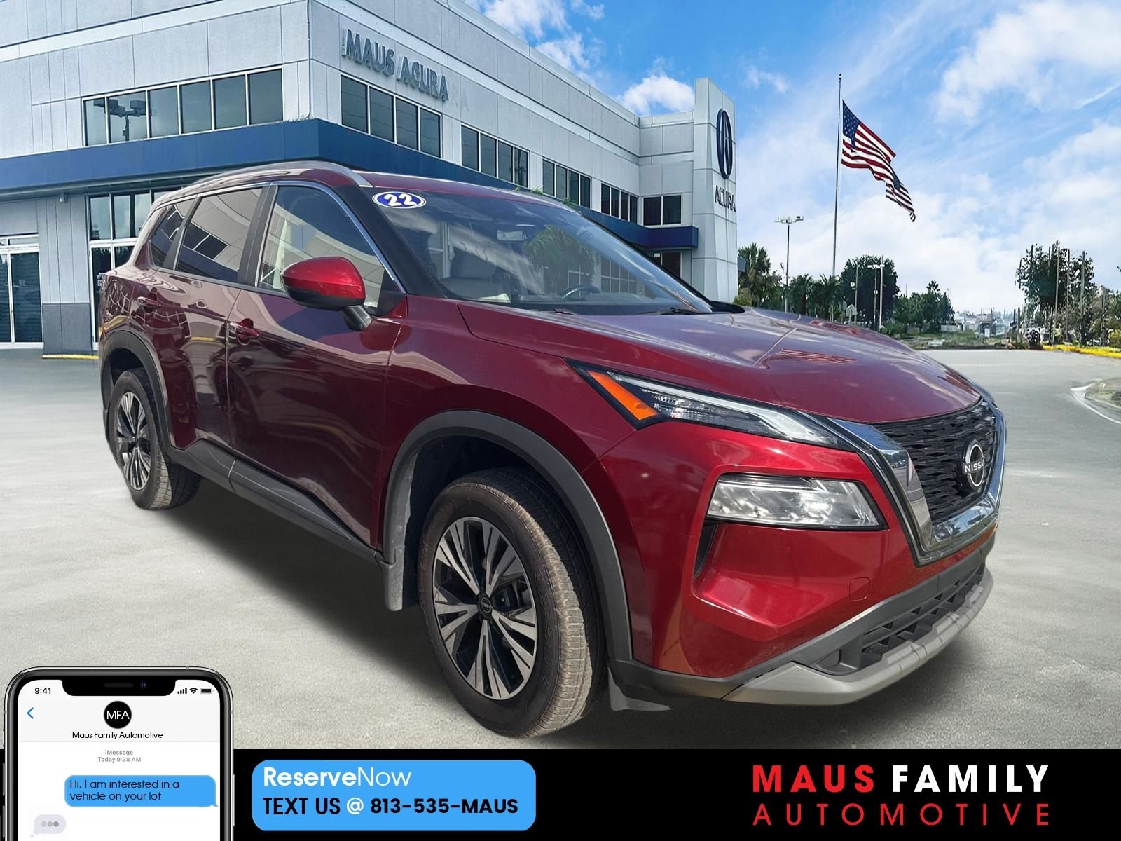Used 2022 Scarlet Nissan SV image 1