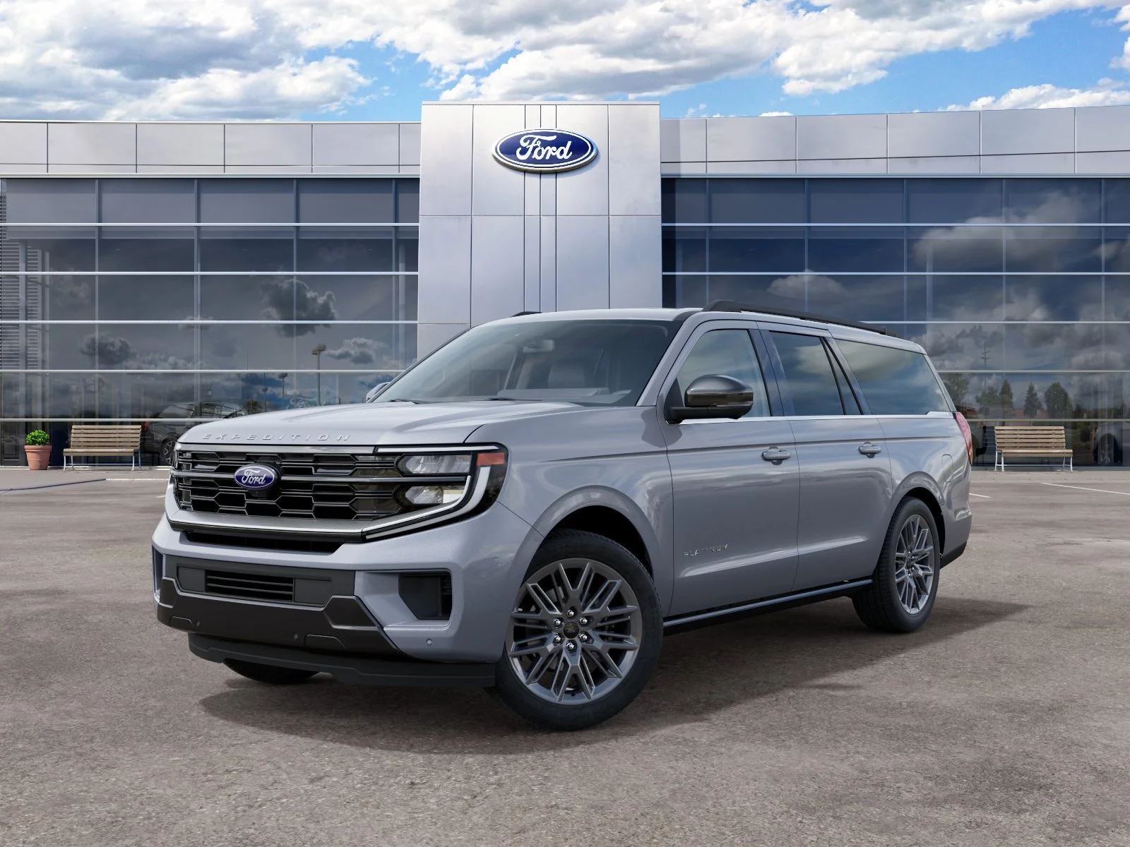New 2027 Glacier Gray Metallic Tri-Coat Ford MAX Platinum image 50