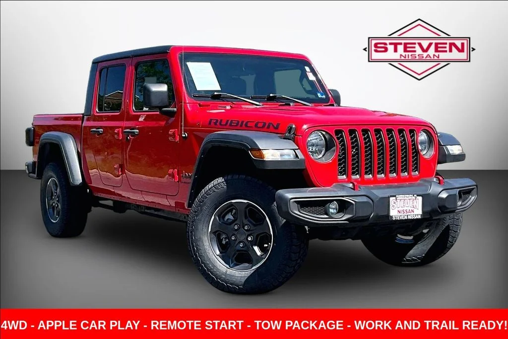 Used 2021 Red Jeep Rubicon image 1