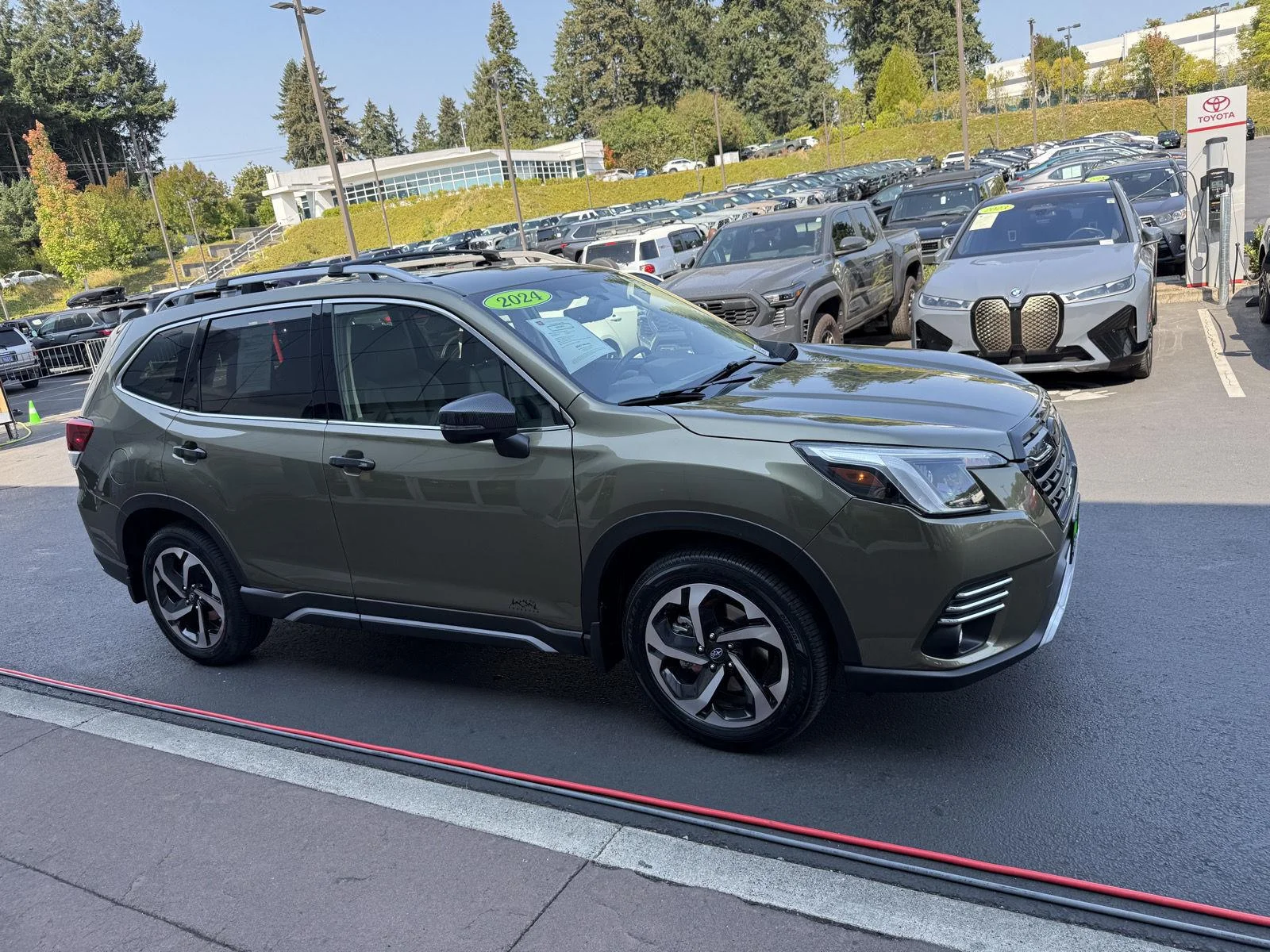 Used 2024 Autumn Green Metallic Subaru Touring image 6