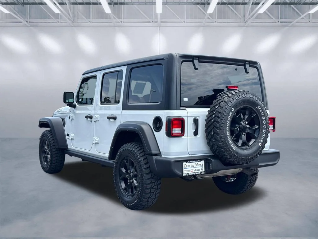 Used 2022 White Jeep Unlimited Willys image 4