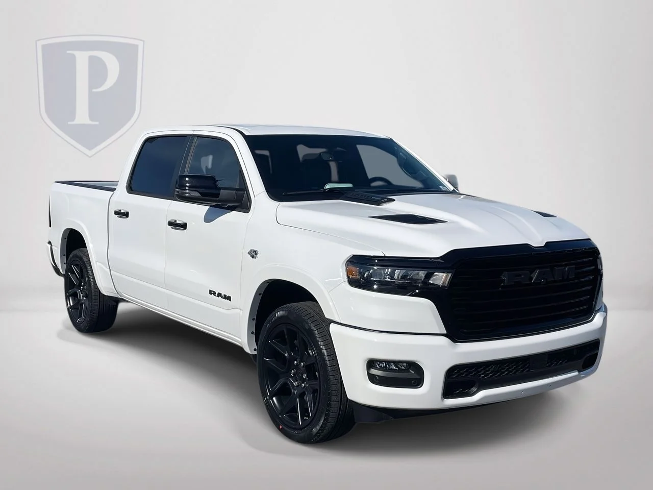 New 2026 Bright White Clear-Coat Exterior Paint RAM Laramie image 2