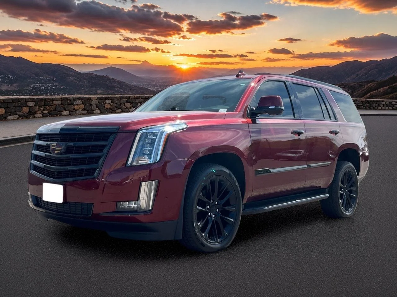 Used 2020 Red Passion Tintcoat Cadillac Luxury image 2