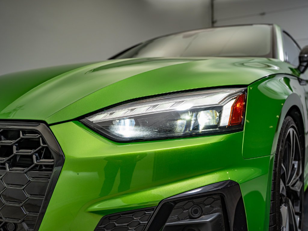 Used 2023 Java Green Metallic Audi Premium Plus image 13