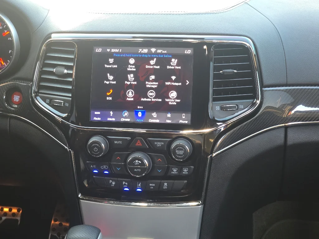 Used 2019 Bright White Clearcoat Jeep SRT image 3
