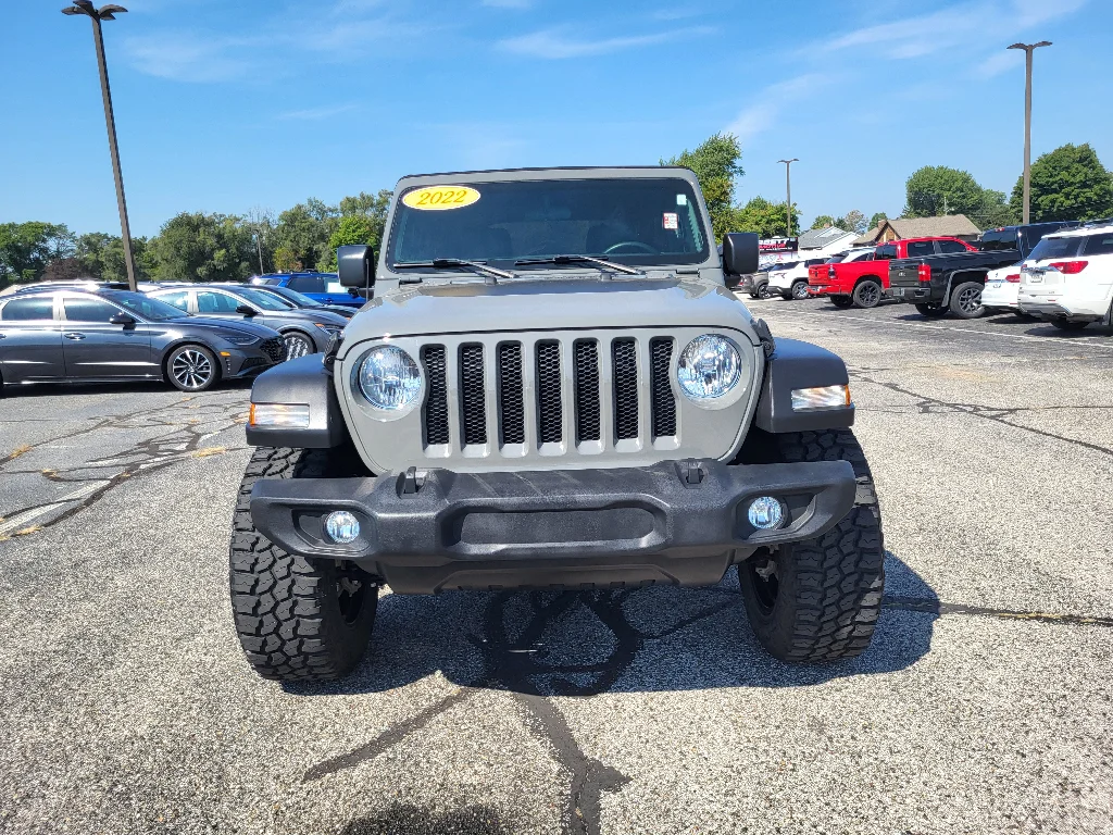 Used 2022 Sting-Gray Clearcoat Jeep Unlimited Sport image 2