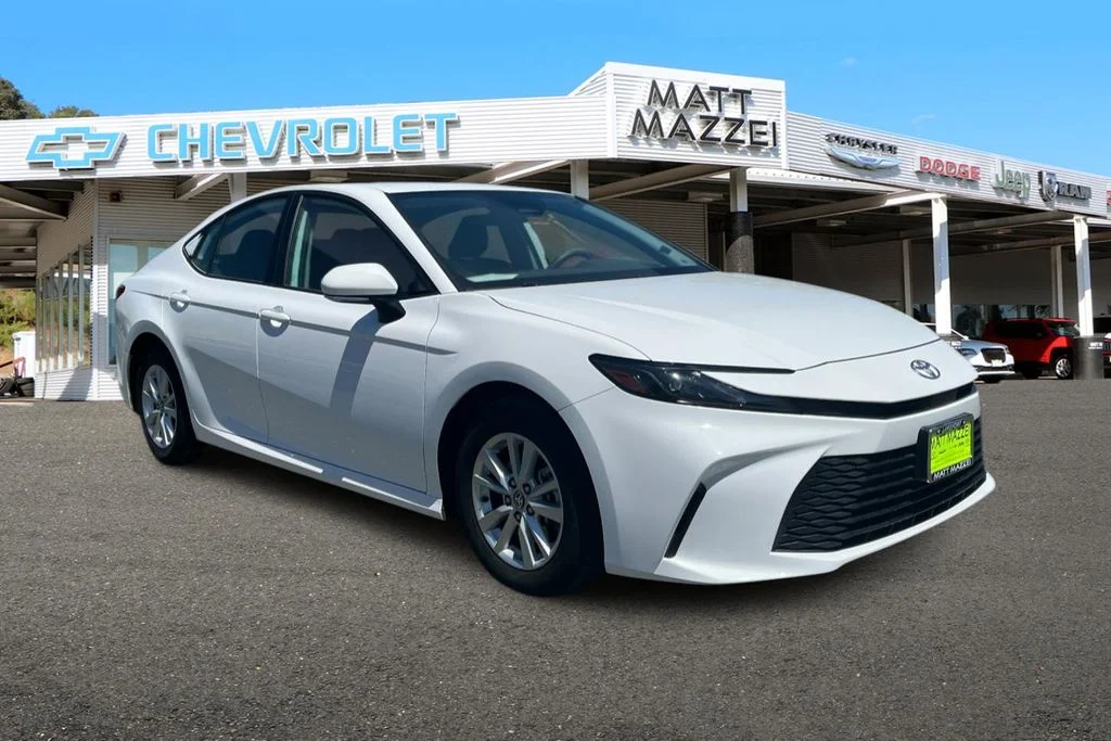 Used 2025 White Toyota LE image 2