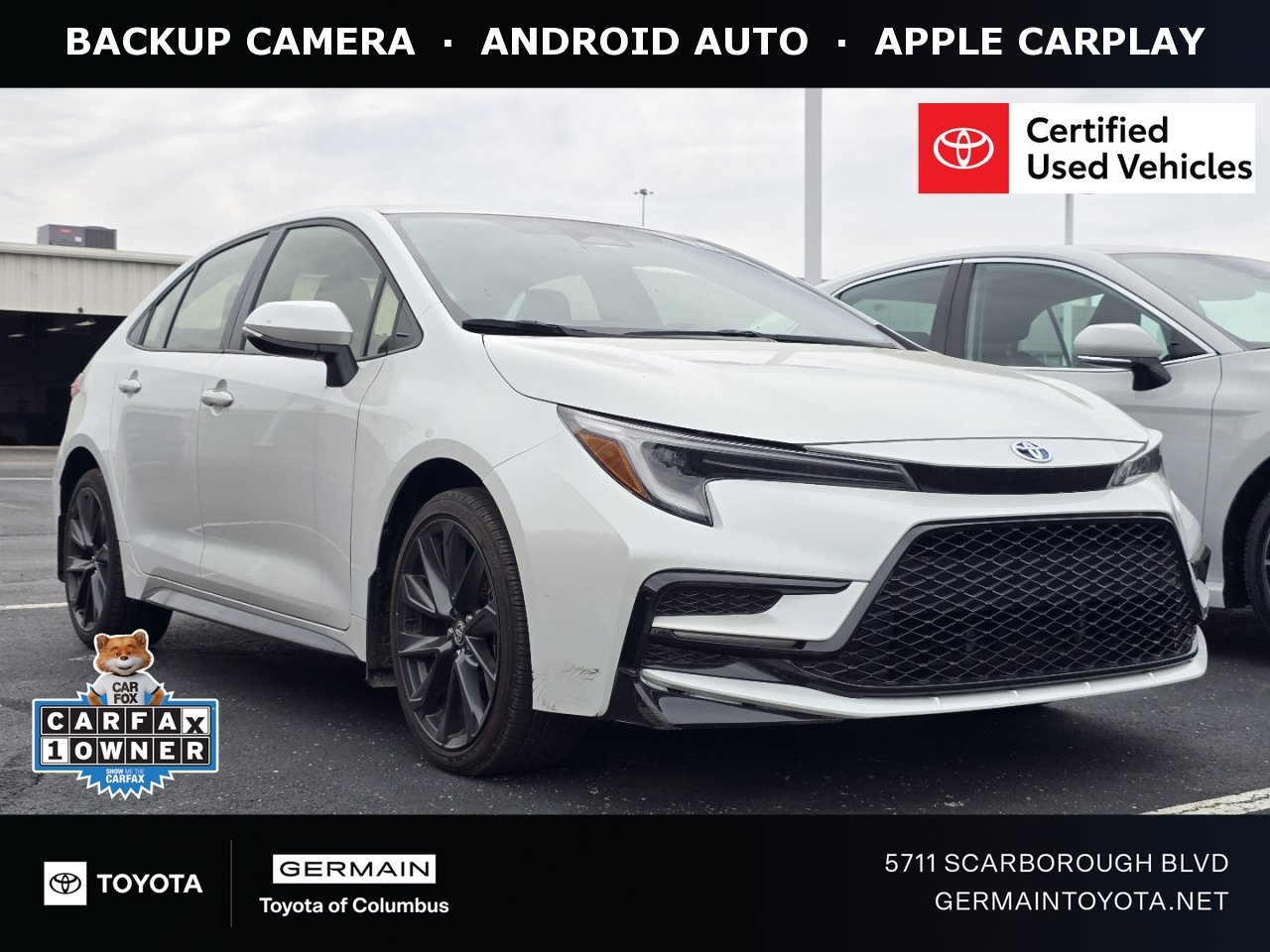 Certified Used 2025 Beige Toyota SE image 1