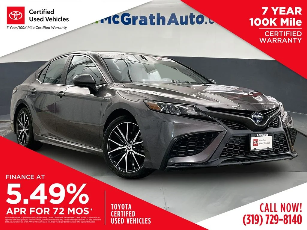 Used 2021 Gray Toyota SE image 1
