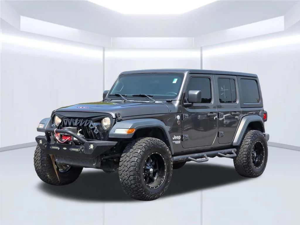 Used 2018 Jeep All-New Wrangler Unlimited Sport S with VIN 1C4HJXDG2JW160282 for sale in Spruce Pine, NC
