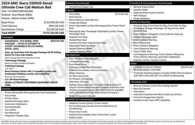 2024 GMC Sierra 2500 HD Denali Ultimate