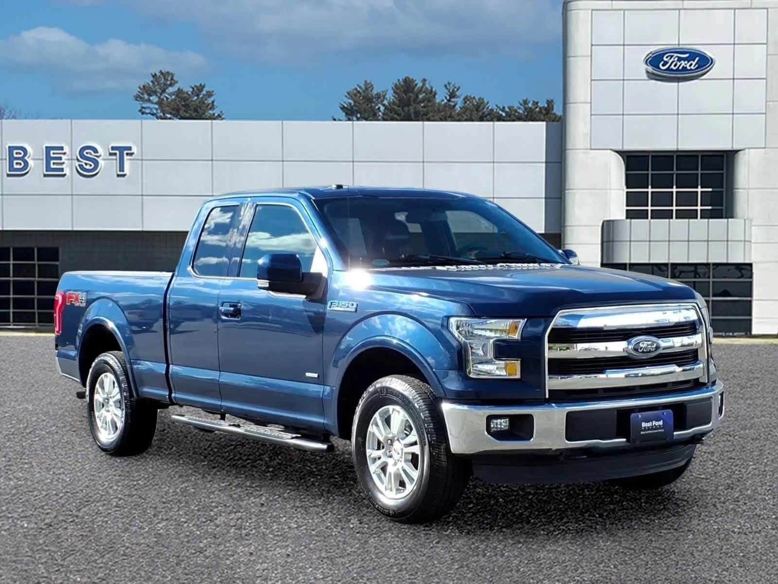 Used 2016 Blue Jeans Metallic Ford Lariat image 9