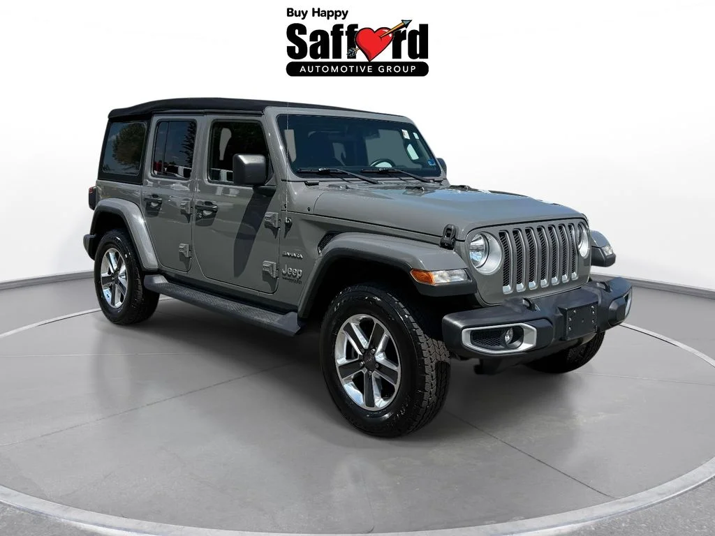 Used 2021 Gray Jeep Unlimited Sahara image 10