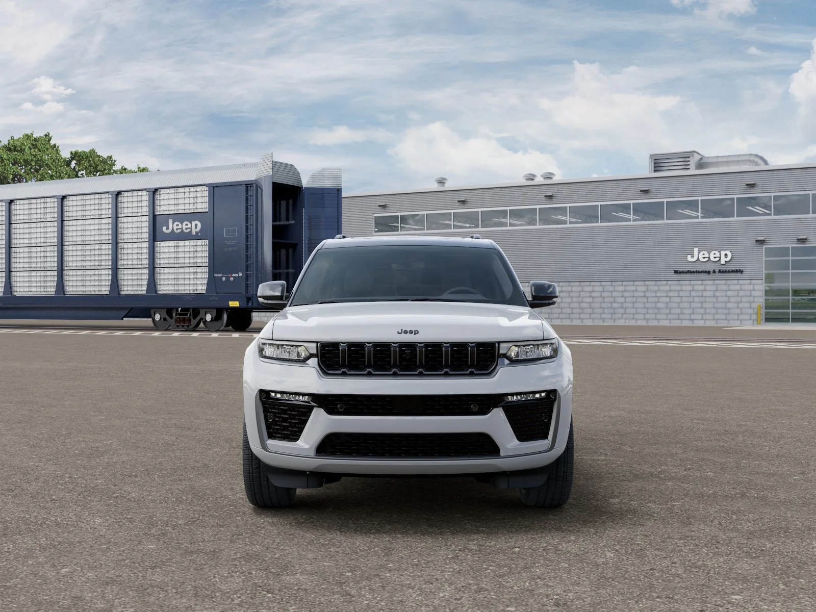 New 2026 Bright White Clear-Coat Exterior Paint Jeep Summit image 7