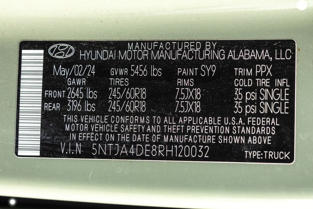 Certified Used 2024 Green Hyundai SE image 37