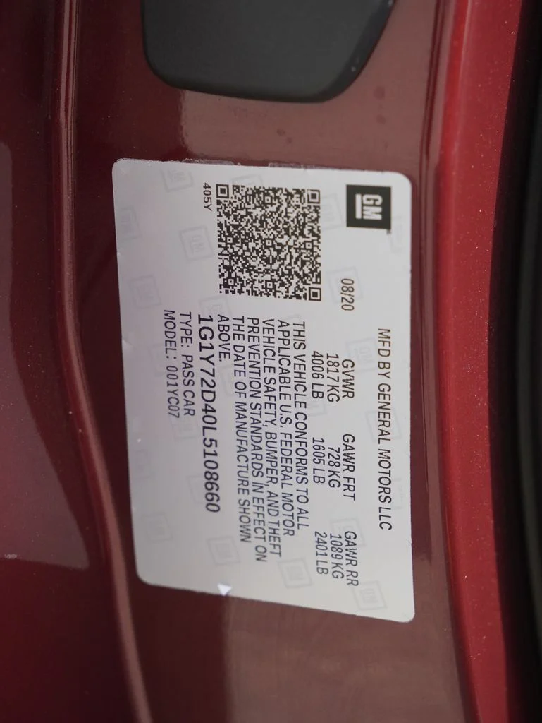 Certified Used 2020 Red Chevrolet Stingray image 36