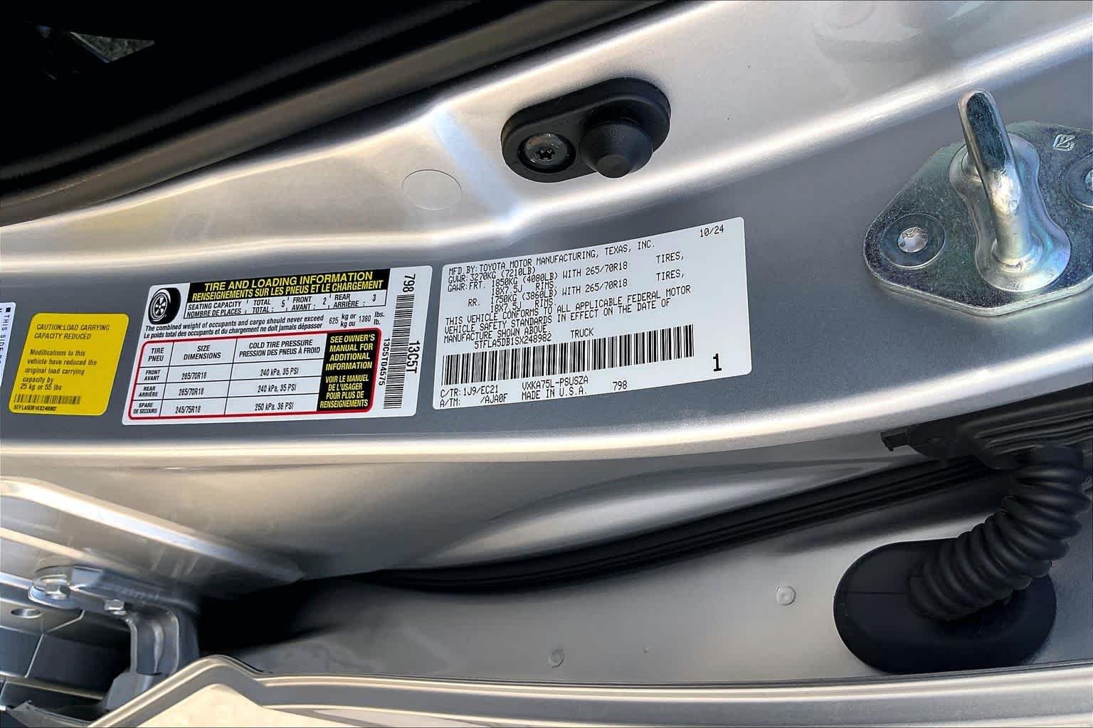 Certified Used 2025 Celestial Silver Metallic Toyota SR5 image 37