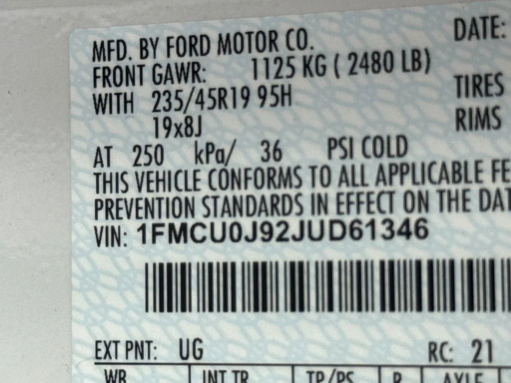 Used 2018 White Ford Titanium image 34