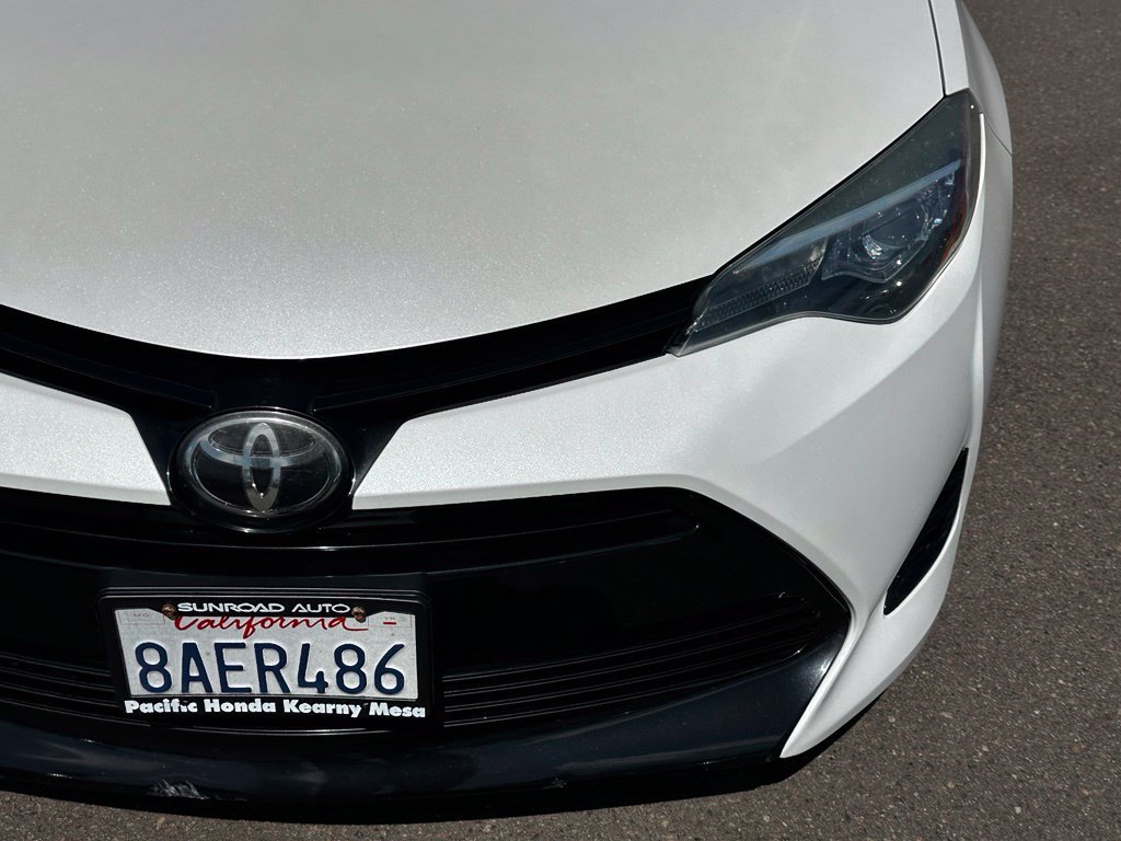 Used 2017 White Toyota LE image 5