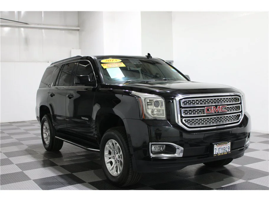 Used 2015 Onyx Black GMC SLT image 3