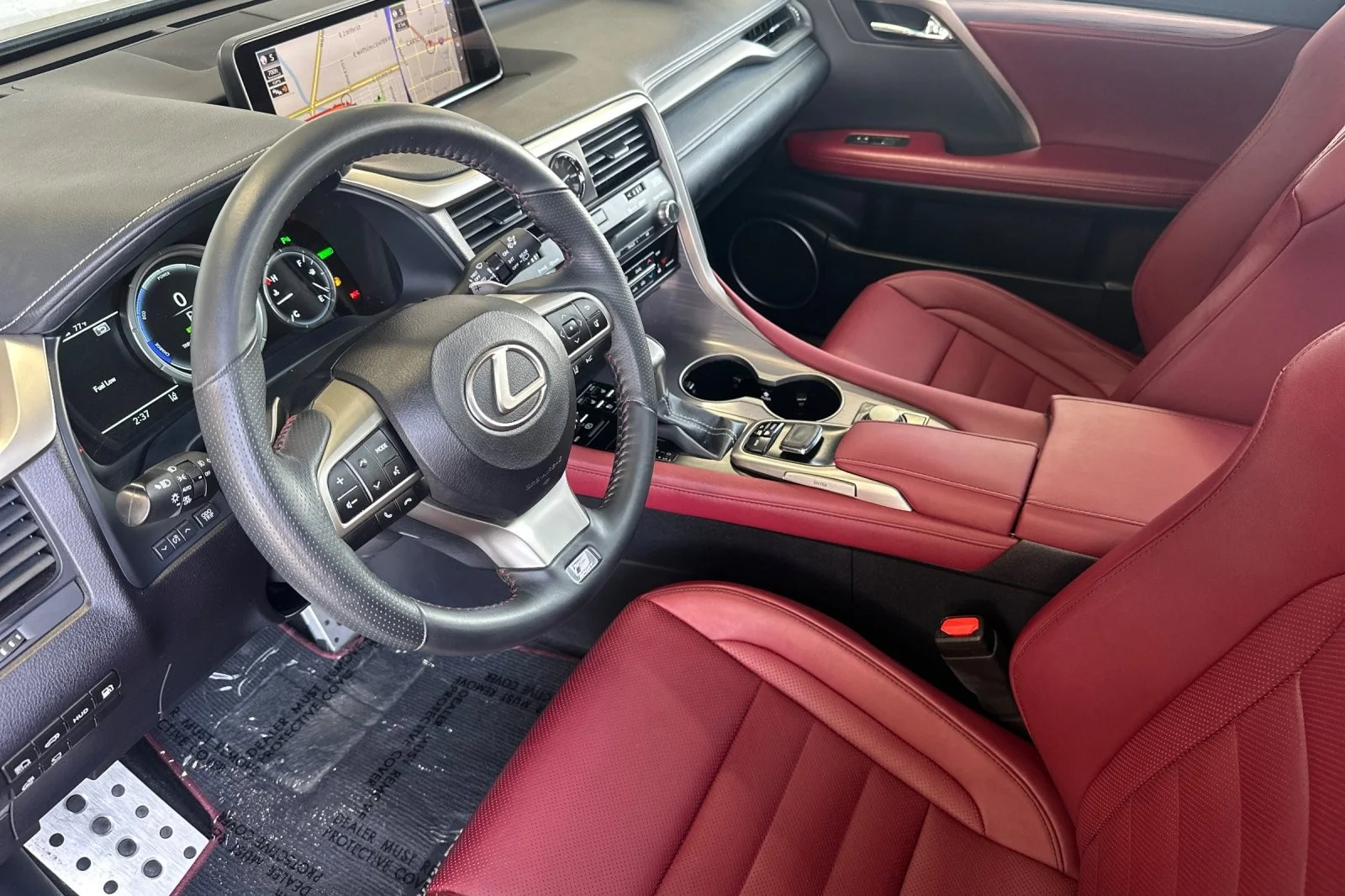Used 2019 Atomic Silver Lexus RX 450h F SPORT image 9