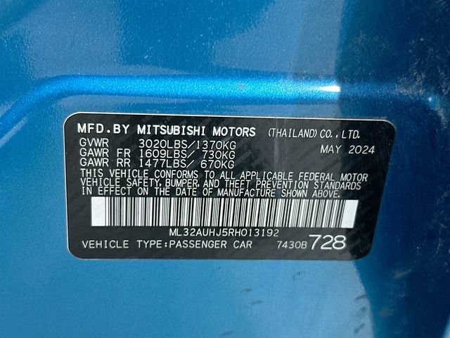 Certified Used 2024 Blue Mitsubishi ES image 39