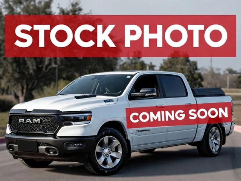 Used 2022 Bright White Clearcoat Ram Tradesman image 1